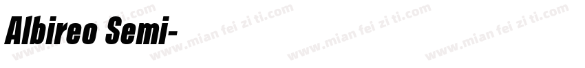 Albireo Semi字体转换